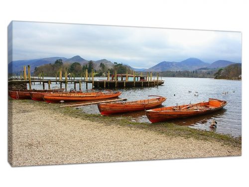 Derwentwater Boats 2 Featured Product Canvas