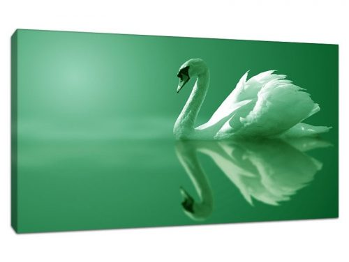 Green Swan Featured Product Canvas