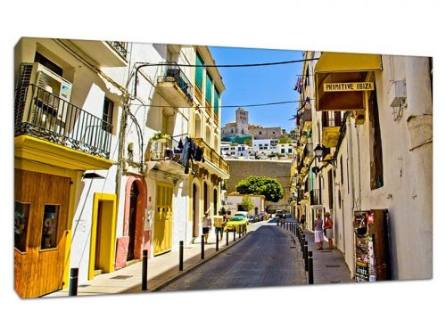 Ibiza Town Featured Product Canvas