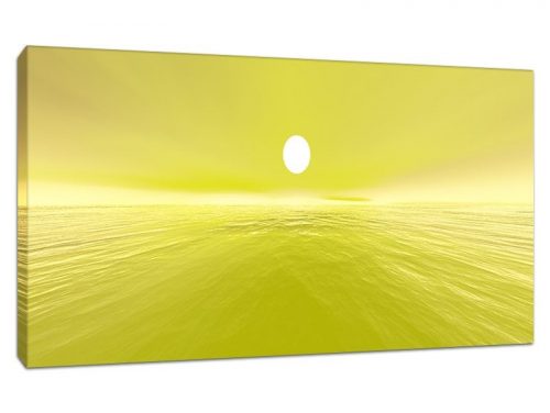 Yellow Seascape Featured Product Canvas