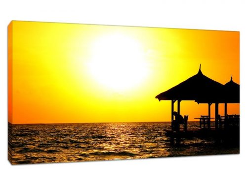 Yellow Sunset Featured Product Canvas